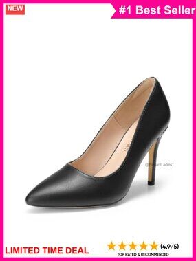 Women's Pointed Toe High Heel Pumps 4-Inch Stiletto